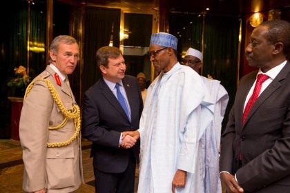 President Buhari Welcomes UK Defense Chief