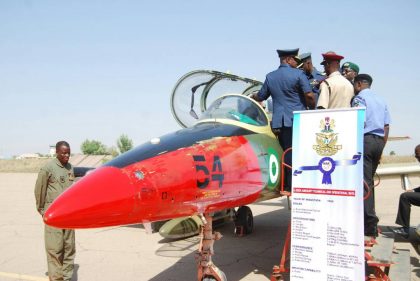 Image result for Nigerian Airforce graduates combat ready Pilots