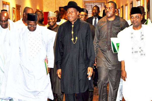 Jonathan Meets PDP Governors
