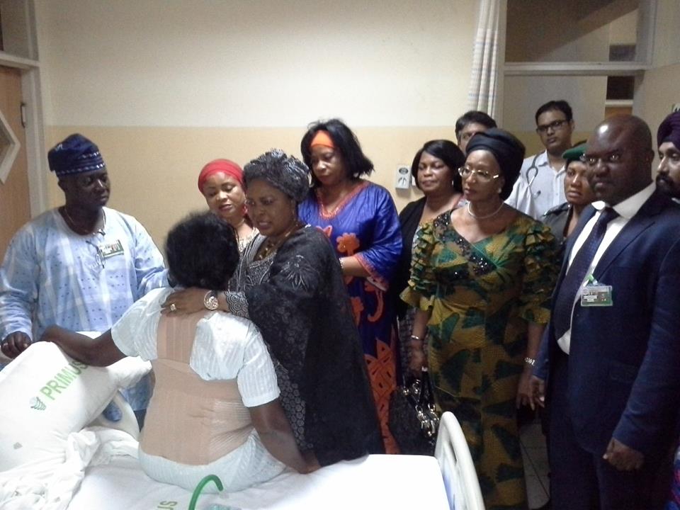 First Lady visits Nyanya Bomb Victims