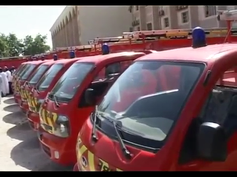 Yobe State Government Distributes Fire Fighter Vehicles to LGs