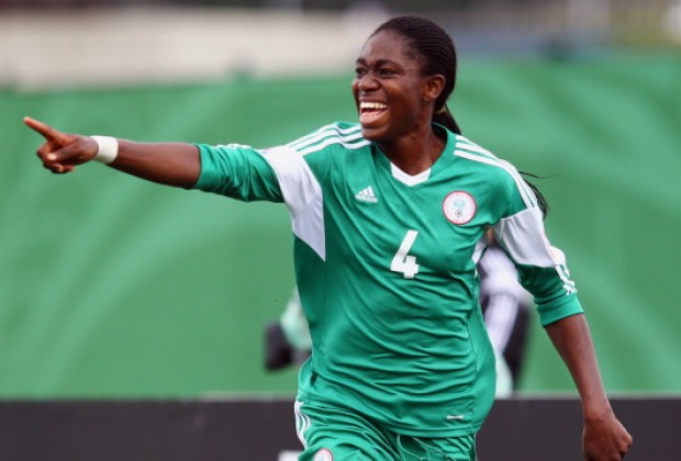 Newly Crowned African Footballer of the Year and Sports Ambassador of Lagos, Asisat Oshoala