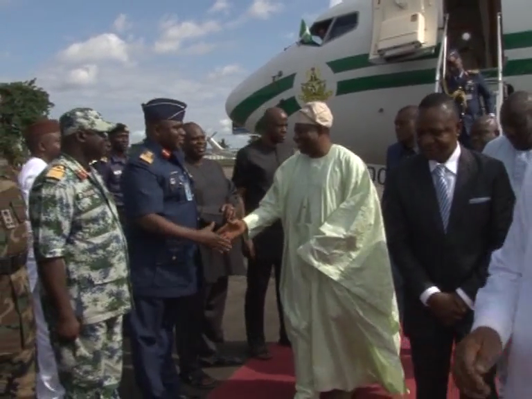 President Goodluck Jonathan  In Lagos On A Two-Day Private Visit