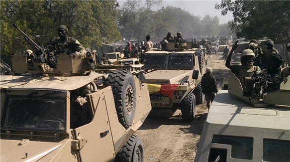 Regional Troops assisting in curtailment of the Boko Haram menance