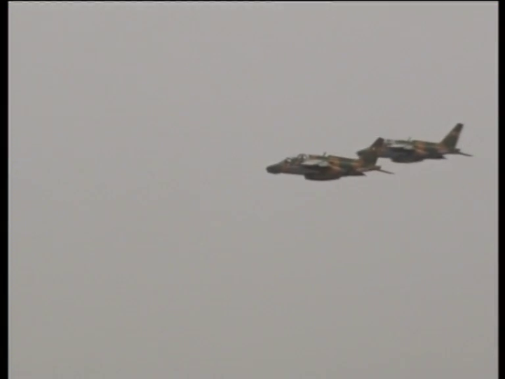 NAF Fighter Jets returning   to Base following Bombing missions in Gwoza axis