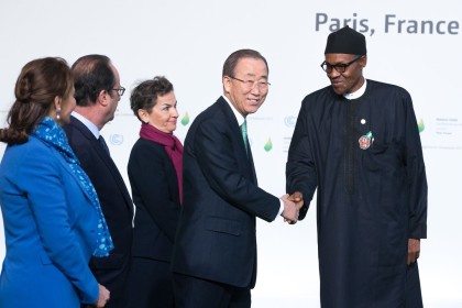 President Buhari and UN Secretary General Ban Ki-moon