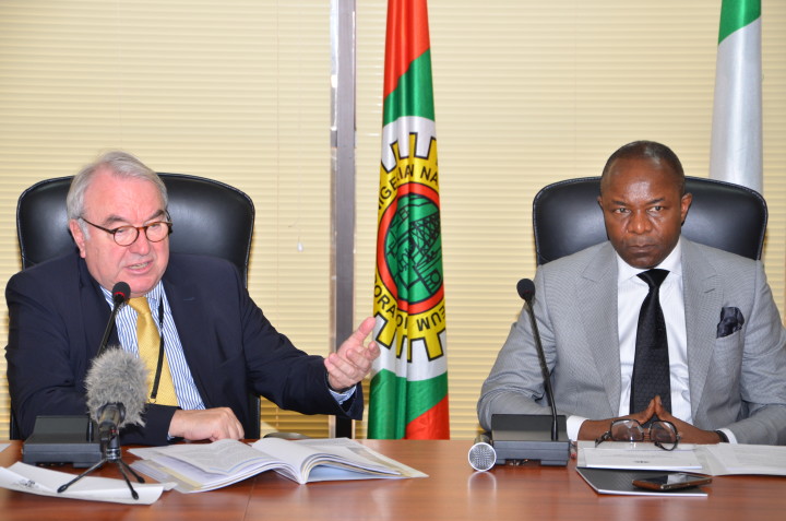 Dr. Ibe Kachikwu with the Vice Minister for Economic Affairs & Energy, Mr. Uwe Beckmeyer 