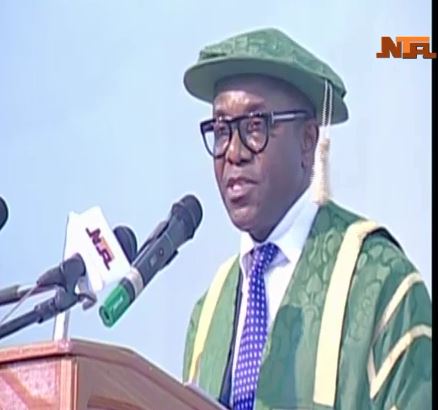 Dr. Ibe Kachikwu at the UNN 45th Convocation