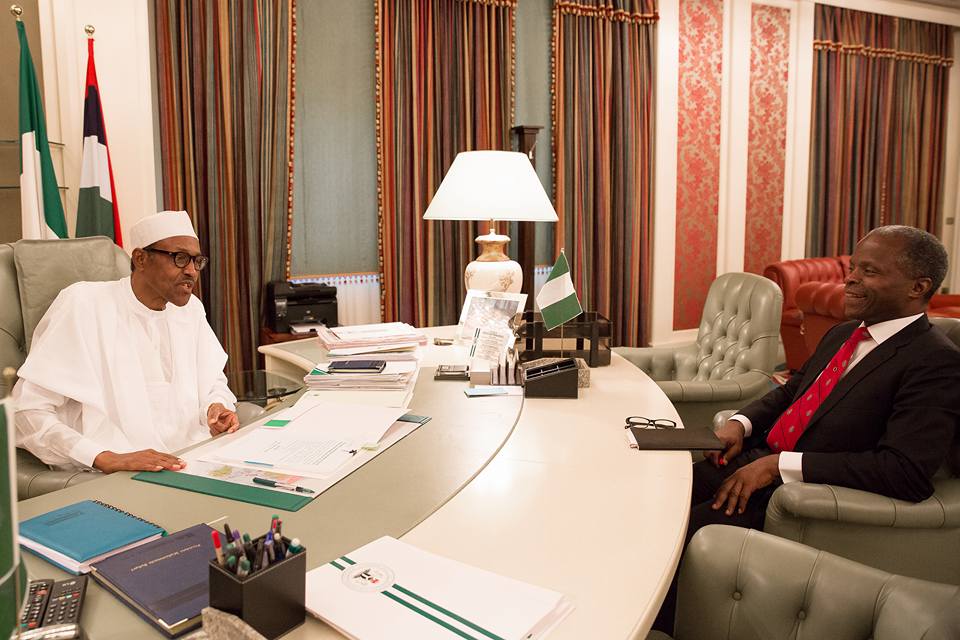 Buhari resumes work after vacation Photo: Femi Adesina