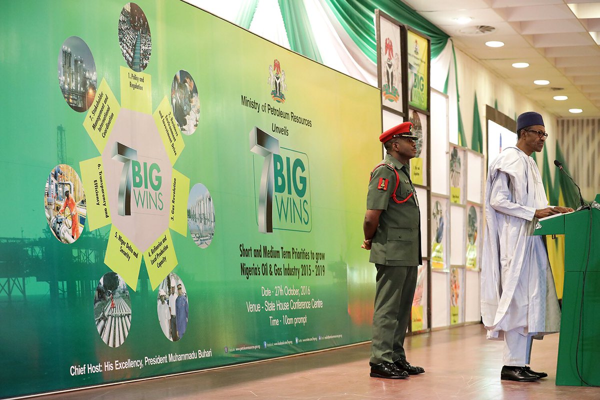 President Buhari Unveils Petroleum Industry Road Map