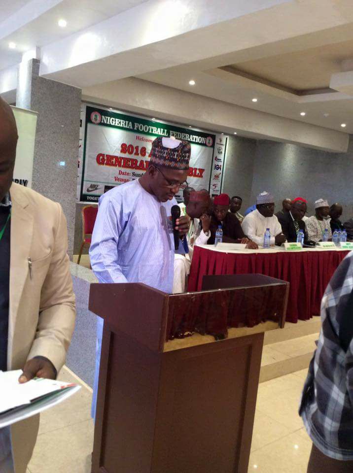 Full Speech of Minister of Sports At The NFF AGM