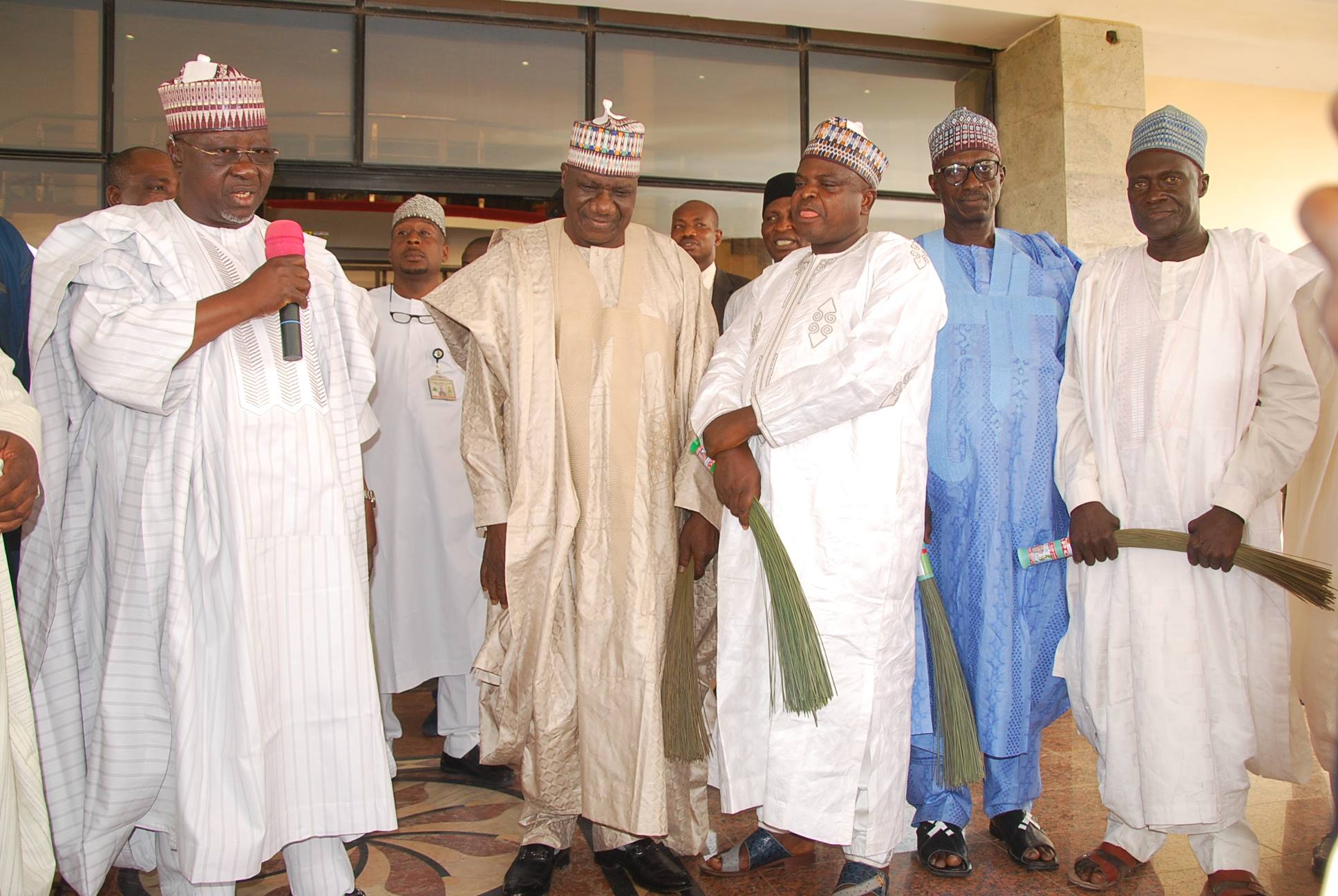 Governor Al-Makura Welcomes New Decampees Into The Fold of APC
