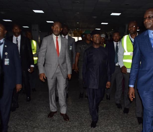 Acting President Osinbajo Surprise Visit To Murtala International Airport