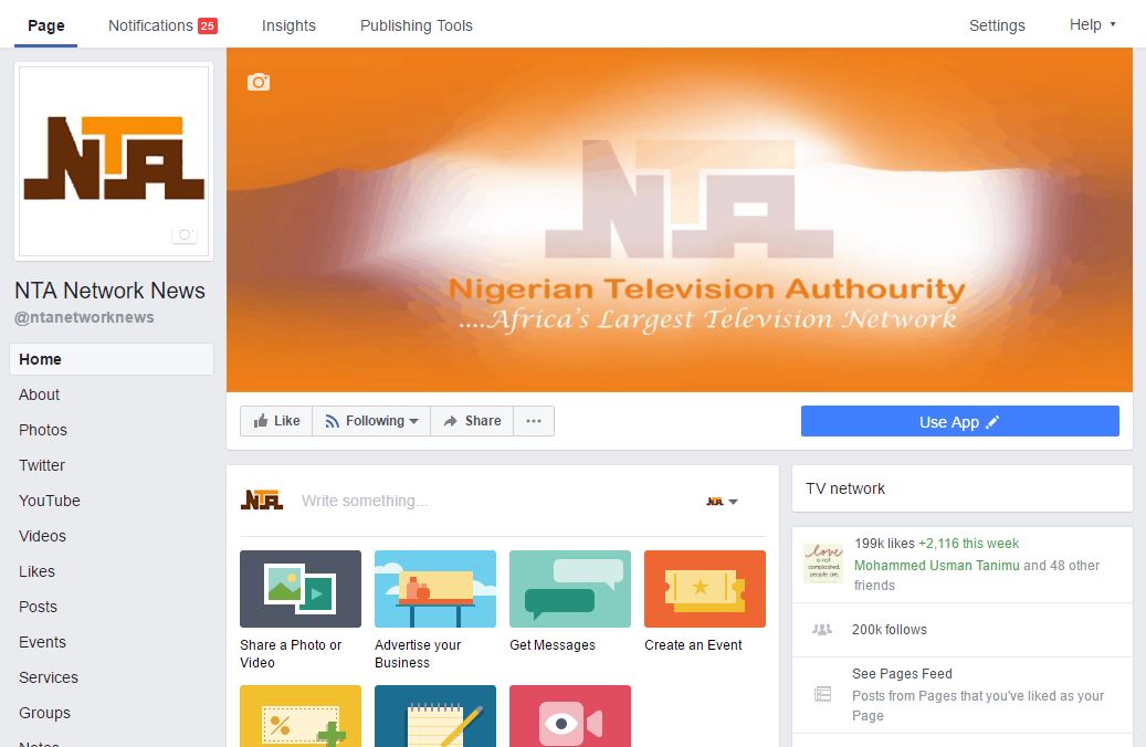 Disclaimer To NTA Fake Facebook Account, See The Correct NTA Facebook Page