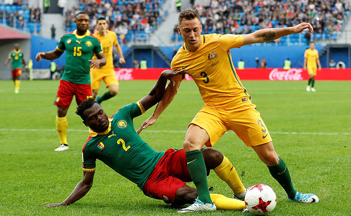 FIFA Confederations Cup: Cameroon, Australia Share Spoils In Saint Petersburg