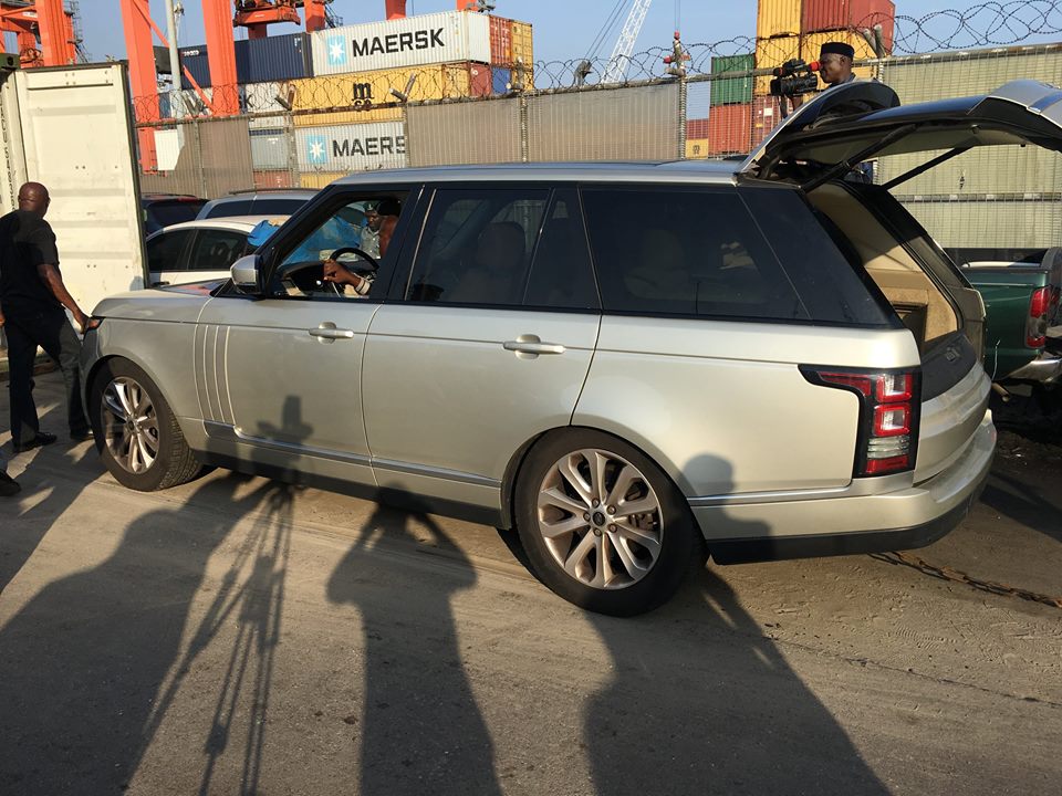 Stolen SUV Range Rover From Washington Impounded in Nigeria and Handed Over To Interpol
