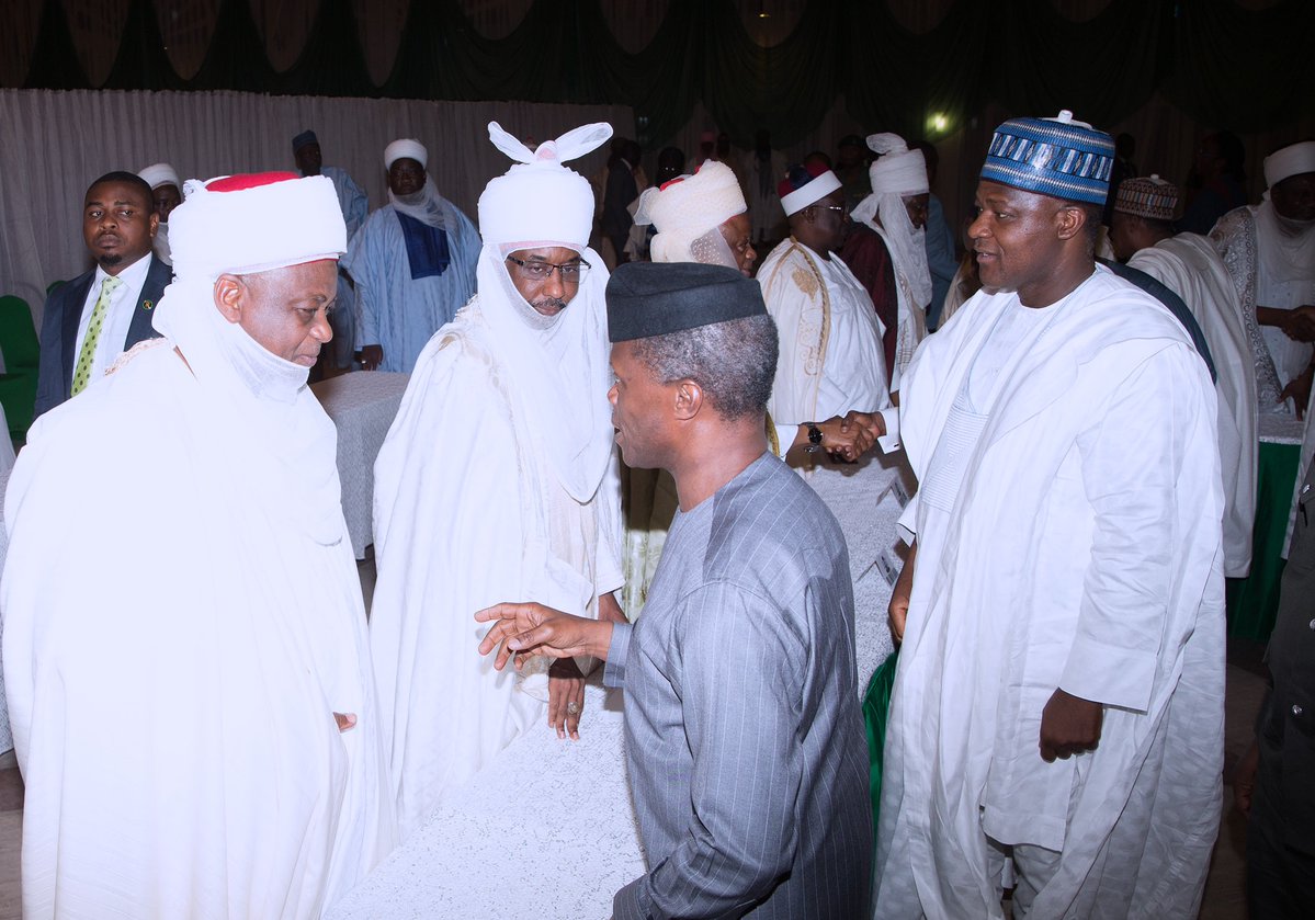Consultation Meeting: What Acting President Osinbajo Said To Northern Traditional Rulers