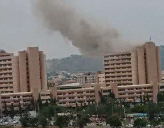 BREAKING: Abuja Federal Secretariat on Fire