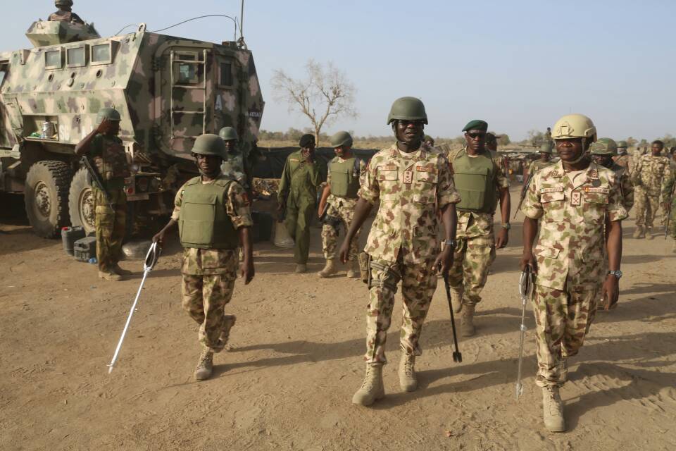 COAS, TY Buratai Visits Troops at The Front-line