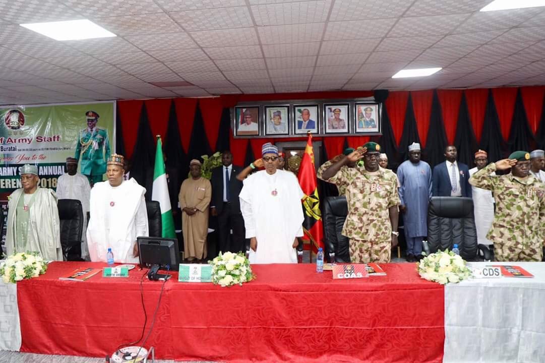 President Buhari’s Speech at COAS Conference 2018 in Maiduguri