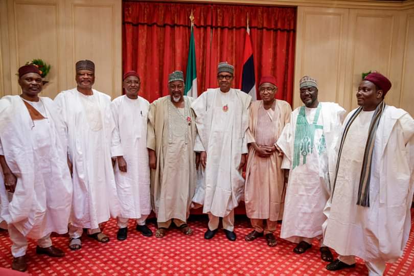 President Buhari Stresses Need For Genuine Reconciliation of APC Members as He Receives Former Gov. Ganduje’s Deputy and Others Back to the Party