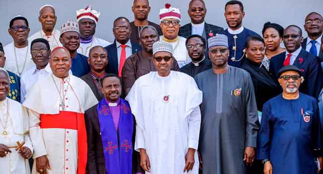 President Buhari’s Message to Christian Leaders at Meeting in the Villa