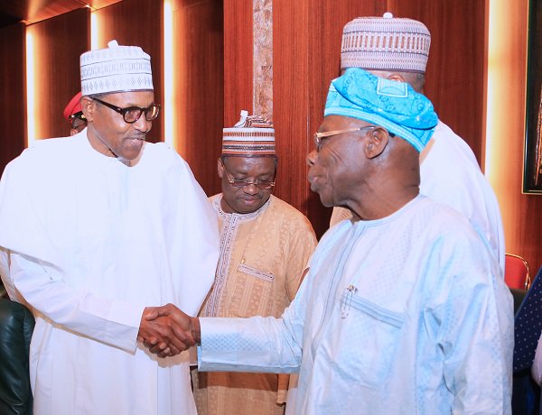 President Buhari Commends Chief Olusegun Obasanjo’s Commitment to Nigeria
