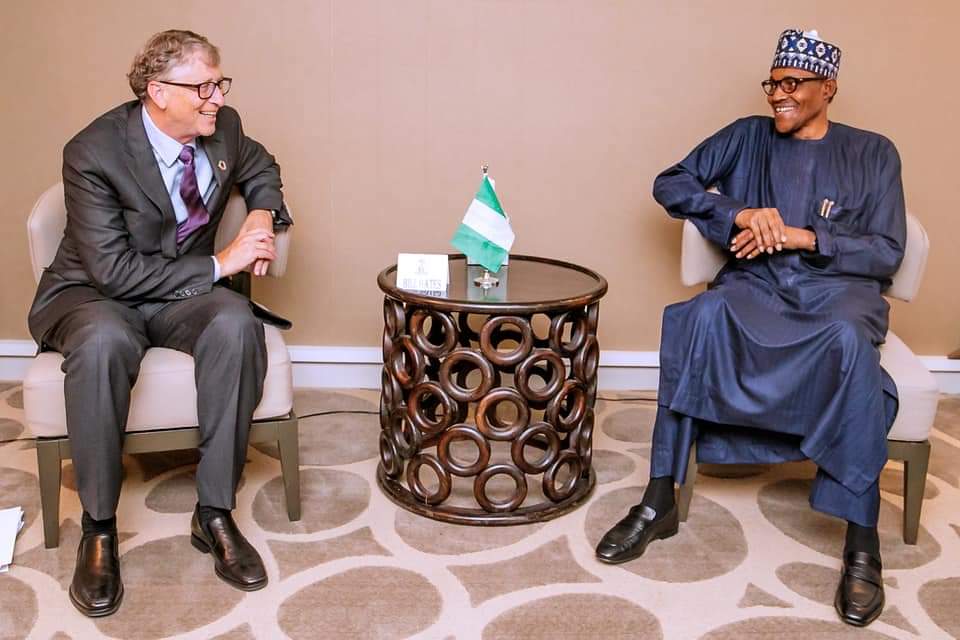 President Buhari Lauds Gates, Dangote
