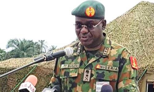 COAS, Buratai Applauds Troops for Subduing Boko Haram/ISWAP Terrorists Attack on Monguno