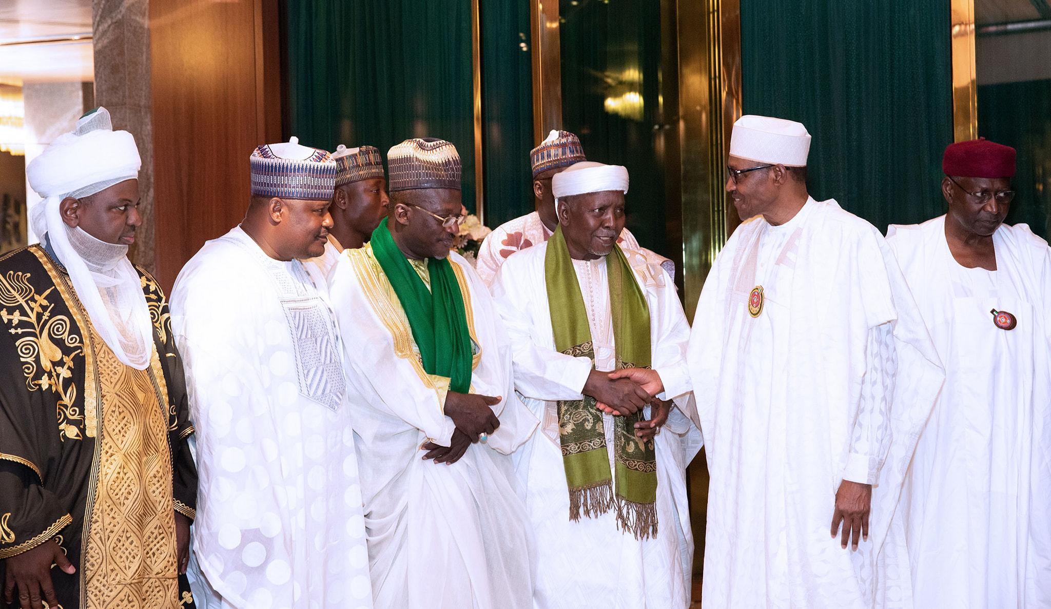 President Buhari Receives Leaders Tijjaniyya Movement