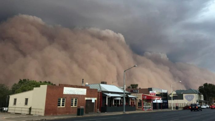 After fire, dust, hail take over Australia