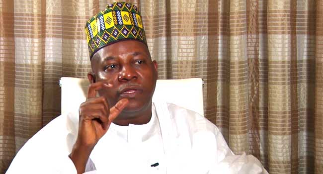 Ex-Governor of Borno State, Shettima Drum Support for President Buhari